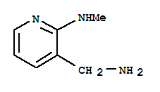 3-Pyridinemethanamine,2-(methylamino)-结构式