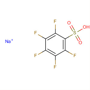 Structure of Benzenesulfonic acid, pentafluoro-, sodium salt