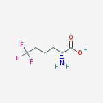 (2r)-2-amino-6,6,6-trifluorohexanoic Acid结构式