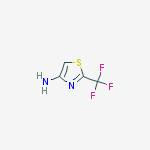 Structure of 4-THIAZOLAMINE, 2-(TRIFLUOROMETHYL)-