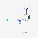 Structure of 3-[(1R)-1-aminoethyl]aniline,dihydrochloride
