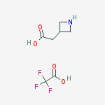 Structure of 3-AZETIDINEACETIC ACID TRIFLUOROACETATE
