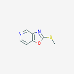 Structure of 2-(methylthio)-Oxazolo[4,5-c]pyridine