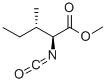 Structure of (2S,3S)-2-ISOCYANATO-3-METHYLVALERIC ACID METHYL ESTER