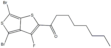 Structure of 1-(4,6-DibroMo-3-fluorothieno[3,4-b]thiophen-2-yl)-1-octanone
