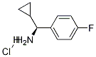 Structure of (S)-Cyclopropyl(4-fluorophenyl)MethanaMine hydrochloride