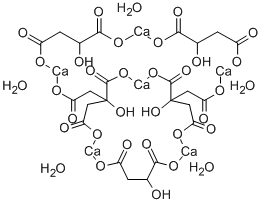 Structure of CALCIUM CITRATE MALATE PENTAHYDRATE