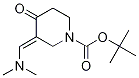 Structure of (E)-TERT-BUTYL 3-((DIMETHYLAMINO)METHYLENE)-4-OXOPIPERIDINE-1-CARBOXYLATE
