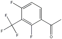 Structure of 1-[2,4-Difluoro-3-(trifluoromethyl)phenyl]ethanone