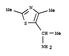 Structure of 5-Thiazolemethanamine,  -alpha-,2,4-trimethyl-