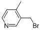 Structure of 3-(BROMOMETHYL)-4-METHYLPYRIDINE