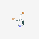Structure of 3-bromo-4-(bromomethyl)pyridine