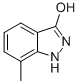 Structure of 3-HYDROXY-7-METHYL 1H-INDAZOLE