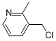 Structure of PYRIDINE,3-(CHLOROMETHYL)-2-METHYL-