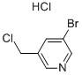 Structure of 3-Bromo-5-(Chloromethyl)Pyridine Hydrochloride
