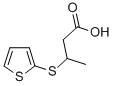 Structure of 3-(2-THIENYLTHIO)BUTANOIC ACID