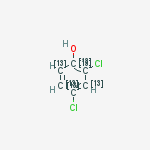 2,4-Dichlorophenol-13C6结构式