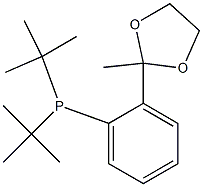 Structure of 2′-(Di-tert-butylphosphino)acetophenone ethylene ketal