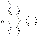 Structure of 2-(Di-p-tolylphosphino)benzaldehyde, 97%