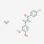 Structure of Chalcone 4 hydrate