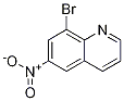 Chemical structure of 8-bromo-6-nitroquinoline