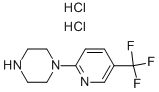 Structure of 1-(5-TRIFLUOROMETHYL-PYRIDIN-2-YL)-PIPERAZINE DIHYDROCHLORIDE