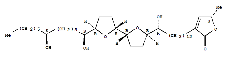 Structure of squamocin