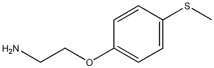 Structure of 2-[4-(Methylthio)phenoxy]ethylamine