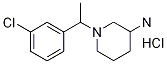 1-[1-(3-氯苯基)乙基]-3-哌啶胺盐酸盐结构式