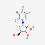 Structure of 5-Iodo-2'-C-Methyl uridine