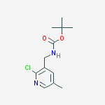 Structure of tert-Butyl (2-chloro-5-methylpyridin-3-yl)methylcarbamate