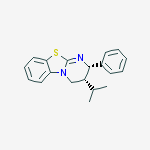 Structure of (2S,3R)-(+)-3,4-DIHYDRO-3-(I-PROPYL)-2-PHENYL-2H-PYRIMIDO[2,1-B]BENZOTHIAZOLE, MIN. 98% HYPERBTM