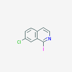 Structure of 7-CHLORO-1-IODOISOQUINOLINE