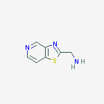 (THIAZOLO[4,5-C]PYRIDIN-2-YL)METHANAMINE结构式