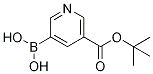Structure of (5-(tert-Butoxycarbonyl)pyridin-3-yl)boronic acid