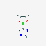 Structure of 4-(4,4,5,5-tetramethyl-1,3,2-dioxaborolan-2-yl)-2H-triazole