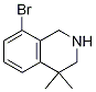 Structure of 8-broMo-4,4-diMethyl-1,2,3,4-tetrahydroisoquinoline