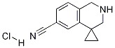 Structure of 2',3'-Dihydro-1'H-spiro[cyclopropane-1,4'-isoquinoline]-6'-carbonitrile hydrochloride