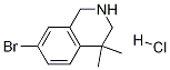 Structure of 7-broMo-4,4-diMethyl-1,2,3,4-tetrahydroisoquinoline hydrochloride