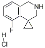 Structure of 5'-Fluoro-2',3'-dihydro-1'H-spiro[cyclopropane-1,4'-isoquinoline] hydrochloride