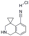 Structure of 2',3'-Dihydro-1'H-spiro[cyclopropane-1,4'-isoquinoline]-5'-carbonitrile hydrochloride
