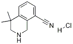 Structure of 4,4-Dimethyl-1,2,3,4-tetrahydroisoquinoline-8-carbonitrile hydrochloride