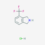 Structure of 4-(trifluoromethyl)-2,3-dihydro-1h-isoindole;hydrochloride