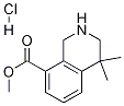 Structure of Methyl 4,4-dimethyl-1,2,3,4-tetrahydroisoquinoline-8-carboxylate hydrochloride