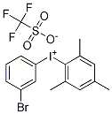Structure of (3-Bromophenyl)(2,4,6-trimethylphenyl)iodonium triflate