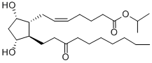 Structure of Isopropyl unoprostone