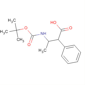 3-(叔丁氧羰基氨基)-4-苯基丁酸结构式