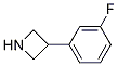 Structure of 3-(3-Fluorophenyl)azetidine