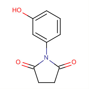Structure of 2,5-Pyrrolidinedione, 1-(3-hydroxyphenyl)-