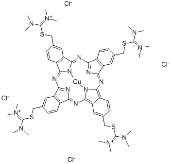 Structure of ALCIAN BLUE 8GX